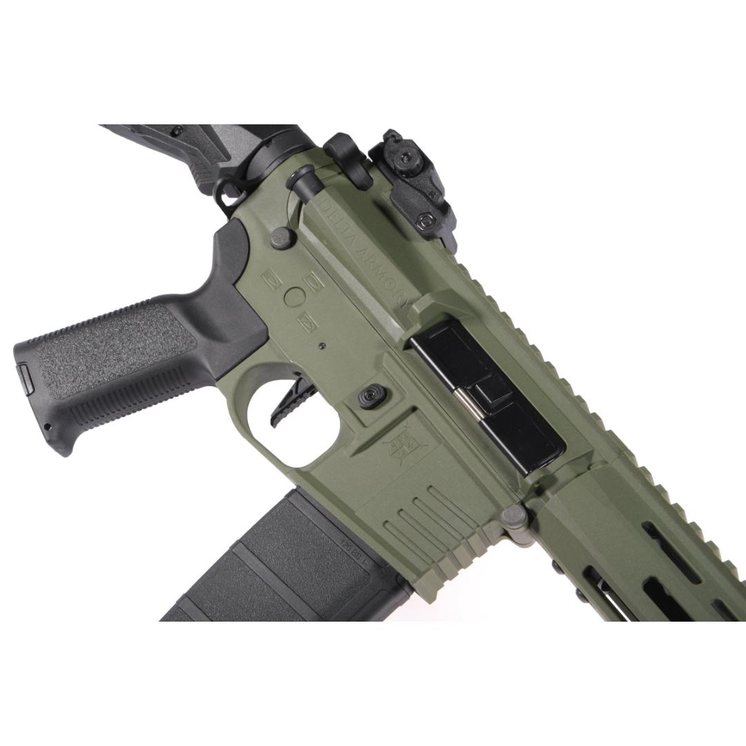 Replică Airsoft AR15 M-LOK 6,5″ Charlie Eagle Olive - Delta Armory - imagine 4