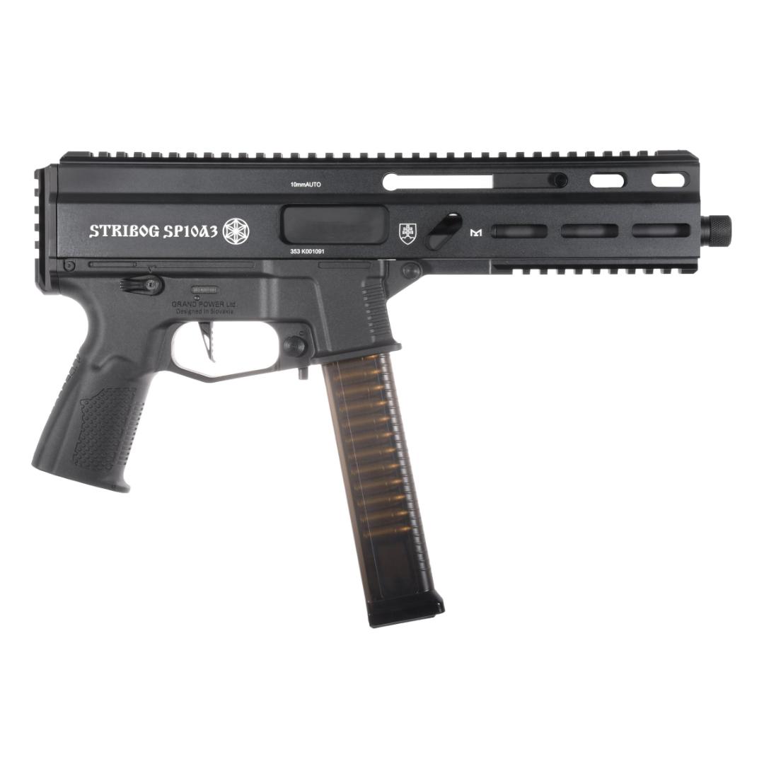 Replică airsoft STRIBOG SP10A3 Alpha Upgrade neagră – Delta Armory