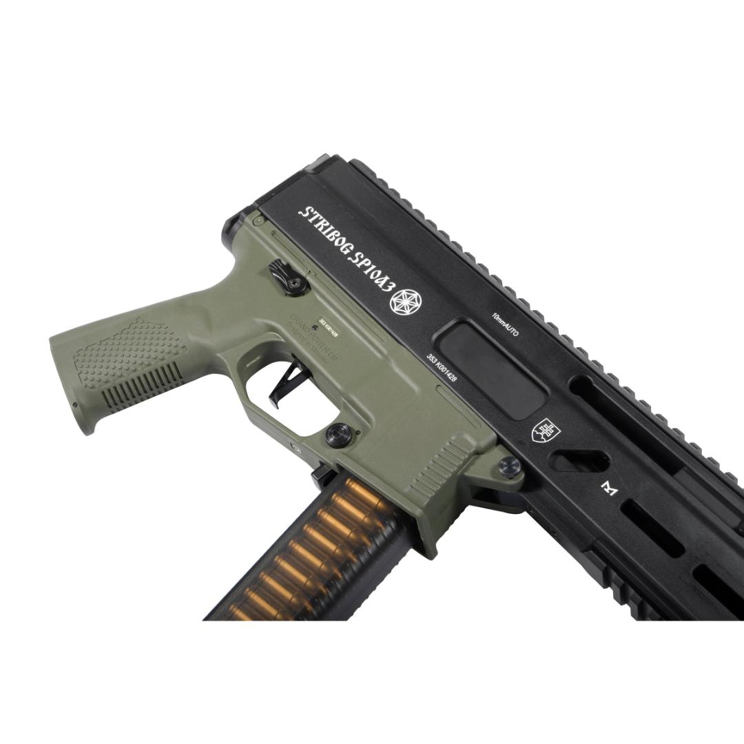 Replică airsoft STRIBOG SP10A3 Alpha Upgrade olive – Delta Armory - imagine 4
