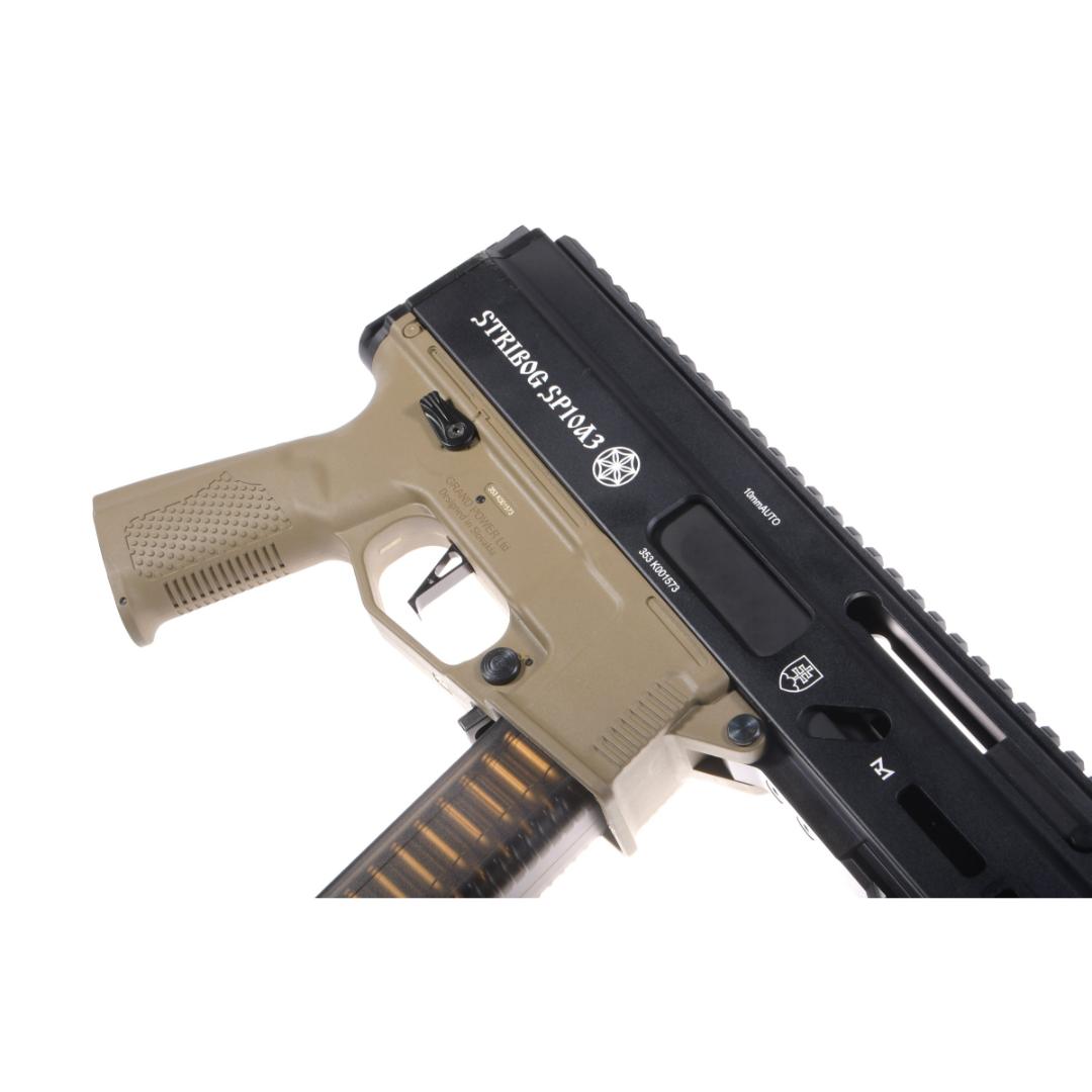 Replică airsoft STRIBOG SP10A3 Alpha Upgrade tan – Delta Armory - imagine 4