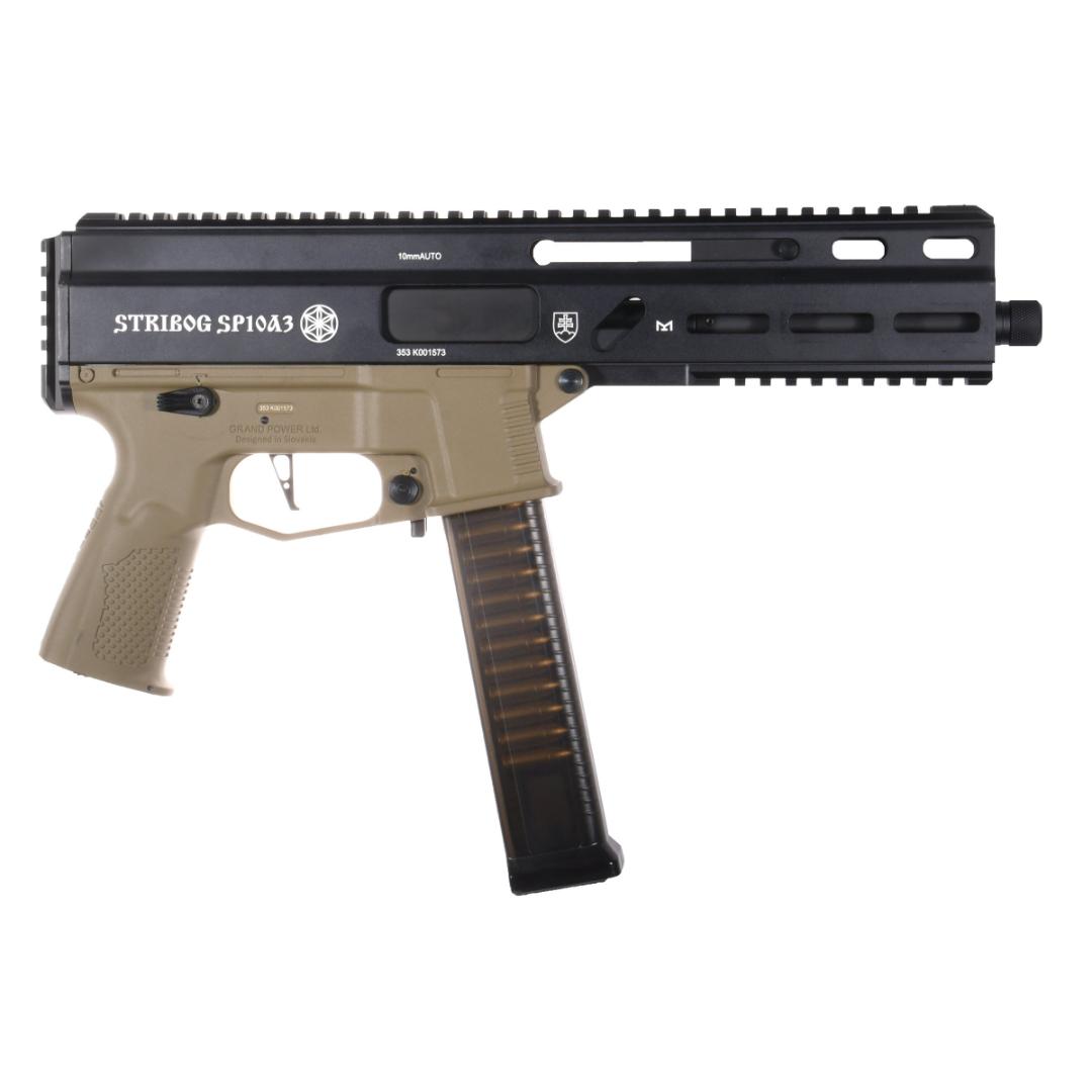 Replică airsoft STRIBOG SP10A3 Alpha Upgrade tan – Delta Armory