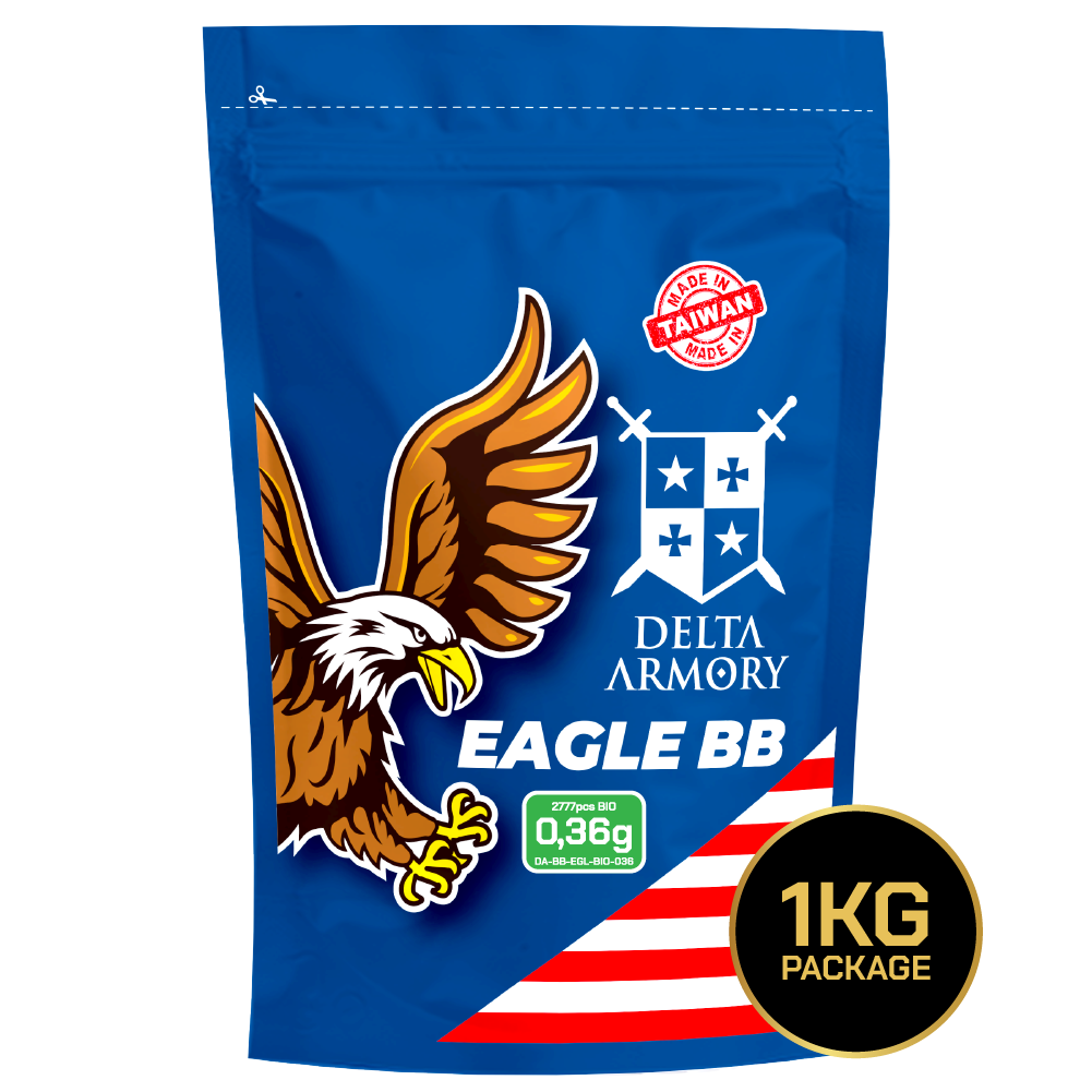 Bile BIO EAGLE 0,36g 2777buc White - Delta Armory